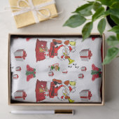 Weihnachtszettel Seidenpapier (Geschenk)