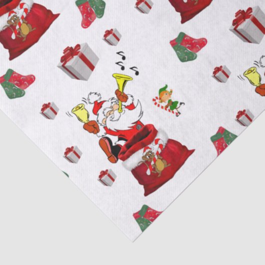 Weihnachtszettel Seidenpapier (Detail)