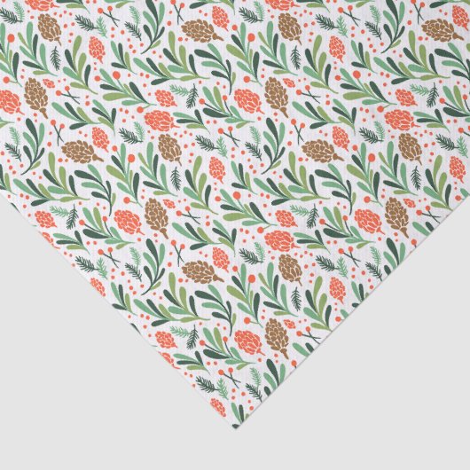 Weihnachtszettel Seidenpapier (Detail)