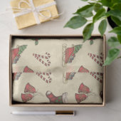 Weihnachtszettel Seidenpapier (Geschenk)