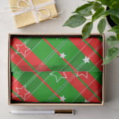 Weihnachtszettel/US Flagge Seidenpapier (Geschenk)