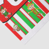 Weihnachtszettel, Weihnachten, Elf Seidenpapier (Detail)