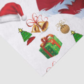 Weihnachtszettel, Weihnachten, Elf Seidenpapier (Detail)