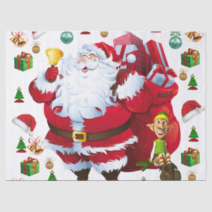 Weihnachtszettel, Weihnachten, Elf Seidenpapier