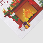 Weihnachtszettel/Weihnachtsbaum Seidenpapier (Ausschnitt)
