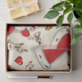 Weihnachtszettel, Weihnachtsfest, Kitten Seidenpapier (Geschenk)