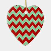 Weihnachtszickzack Keramikornament (Rechts)