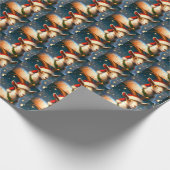 Weihnachtsziege 2 geschenkpapier (Ecke)