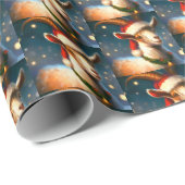 Weihnachtsziege 2 geschenkpapier (Rolleneckpunkt)