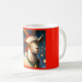 Weihnachtsziege 2 kaffeetasse (VorderseiteRechts)