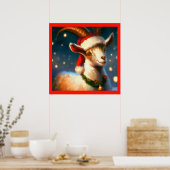 Weihnachtsziege 2 poster (Küche)