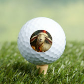 Weihnachtsziege (3) golfball (Insitu T-Shirt)