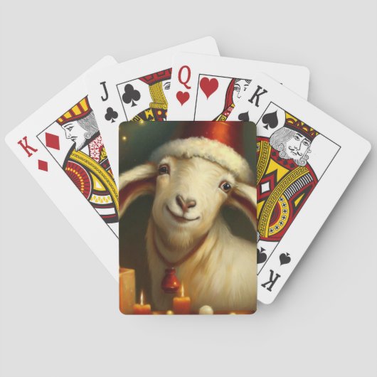 Weihnachtsziege (3) spielkarten (Rückseite)