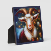 Weihnachtsziege 4 fotoplatte (Vorderseite)