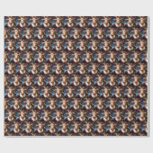 Weihnachtsziege 4 geschenkpapier (Flach)