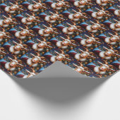 Weihnachtsziege 4 geschenkpapier (Ecke)