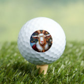 Weihnachtsziege (4) golfball (Insitu T-Shirt)