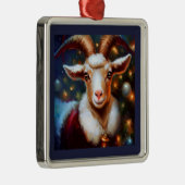 Weihnachtsziege 4 ornament aus metall (Rechts)