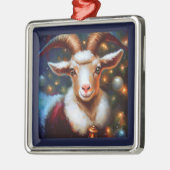 Weihnachtsziege 4 ornament aus metall (Links)