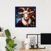 Weihnachtsziege 4 poster (Heimbüro)