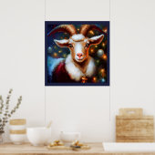 Weihnachtsziege 4 poster (Küche)