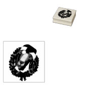 Weihnachtsziege-Briefmarke Gummistempel (Stempel)