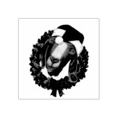 Weihnachtsziege-Briefmarke Gummistempel (Prägung)
