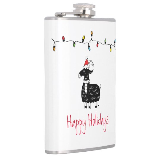 Weihnachtsziege Flachmann (Rechts)