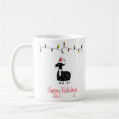 Weihnachtsziege Kaffeetasse (Links)