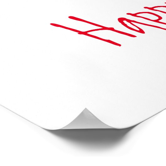 Weihnachtsziege Poster (Ecke)