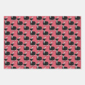 Weihnachtsziegen Geschenkpapier Set (Vorderseite 3)