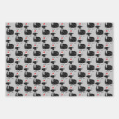 Weihnachtsziegen Geschenkpapier Set (Vorderseite 2)