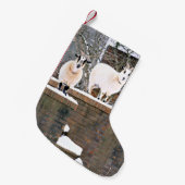 Weihnachtsziegen Kleiner Weihnachtsstrumpf (Vorderansicht (hängend))