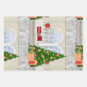 Weihnachtszimmer  geschenkpapier set (Vorderseite 2)