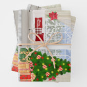 Weihnachtszimmer geschenkpapier set (Beispiel)