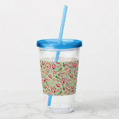 Weihnachtszirkus Acryltrinkbecher (Rückseite)