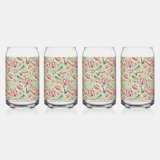 Weihnachtszirkus Dosenglas (Vorderseite)