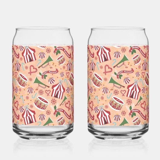 Weihnachtszirkus Dosenglas (Links)