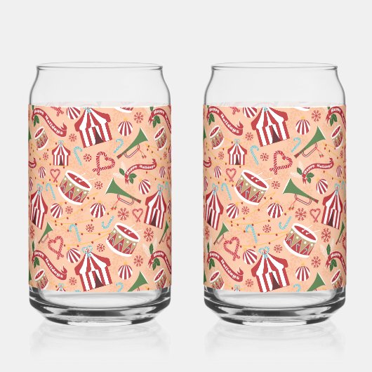 Weihnachtszirkus Dosenglas (Rückseite)