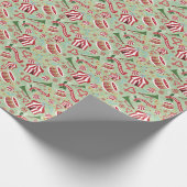 Weihnachtszirkus Geschenkpapier (Ecke)