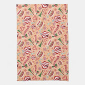 Weihnachtszirkus Geschirrtuch (Vertikal)