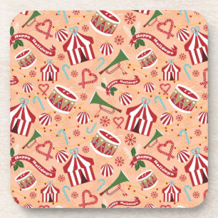 Weihnachtszirkus Getränkeuntersetzer