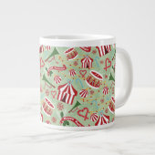 Weihnachtszirkus Jumbo-Tasse (Vorderseite Rechts)