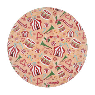 Weihnachtszirkus Schneidebrett