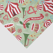 Weihnachtszirkus Seidenpapier (Detail)