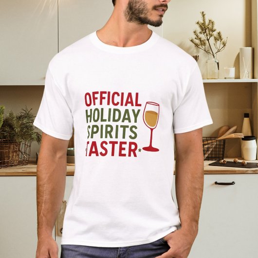 Weihnachtszitat lustige Party-Geister Tester T-Shirt