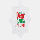 Weihnachtszitat Ornament Karte (Rechts)