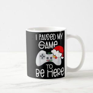 Weihnachtszitate habe ich mein Spiel hier angehalt Kaffeetasse