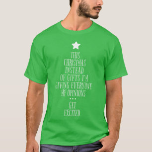 Weihnachtszitate statt Geschenke T-Shirt
