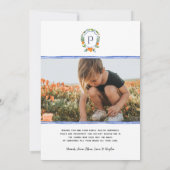 Weihnachtszitrus Botanische Blüte | FOTO Feiertagskarte (Rückseite)